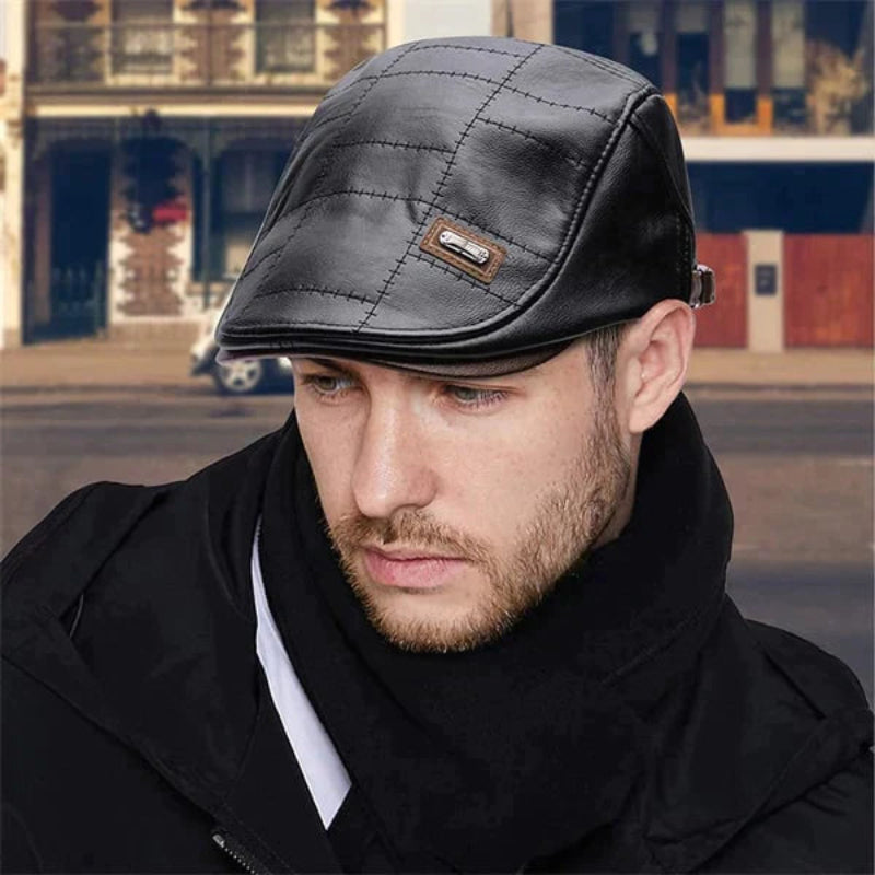 Theo™ Skórzany Beret