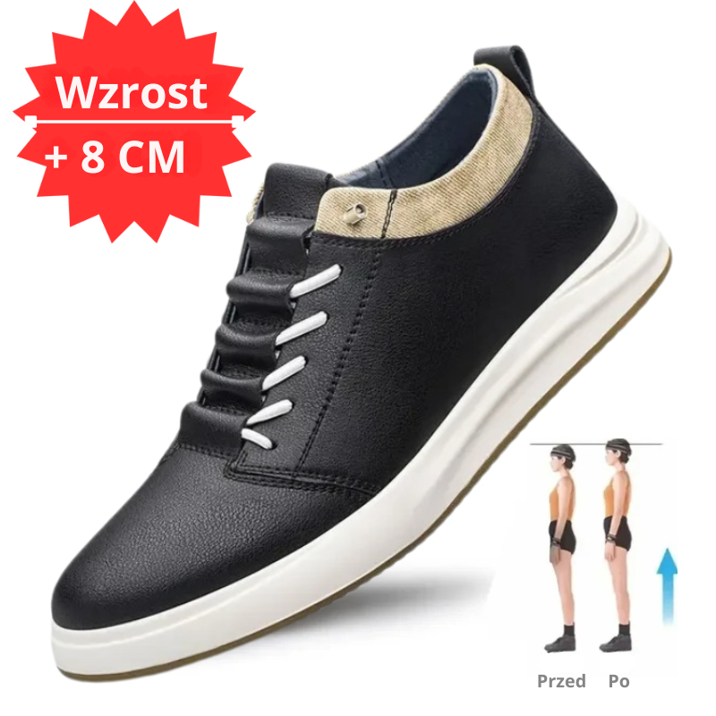 LUXUS | Casual buty +6CM +8CM