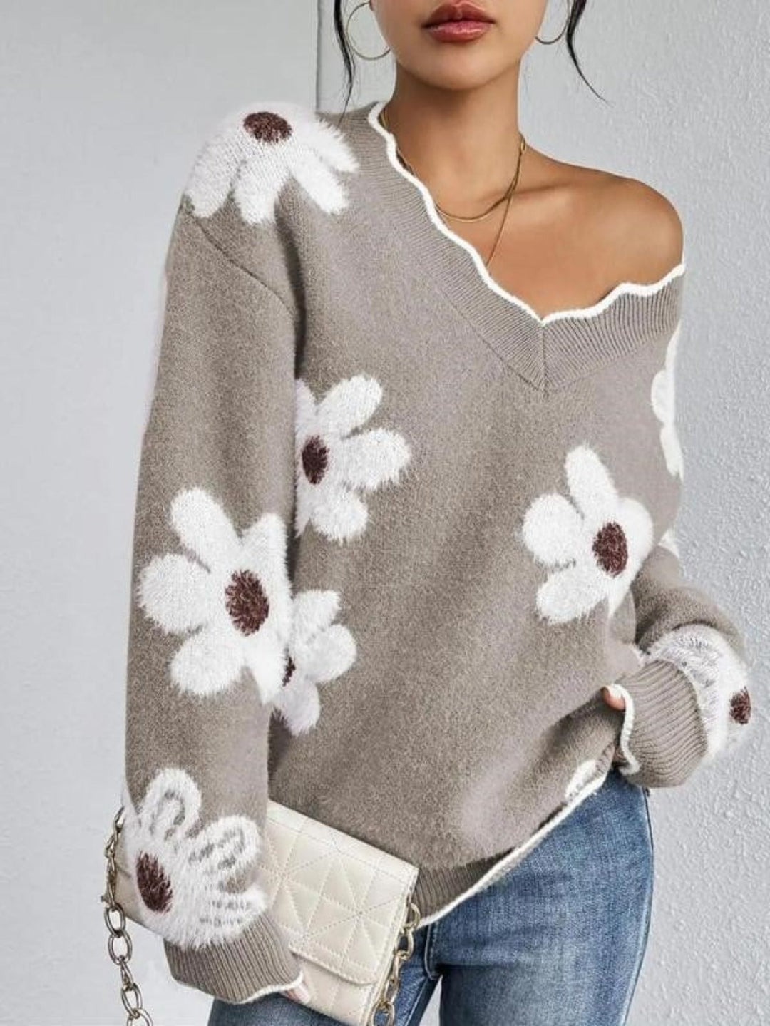 Aniela™ Sweter Cashmere Bloom