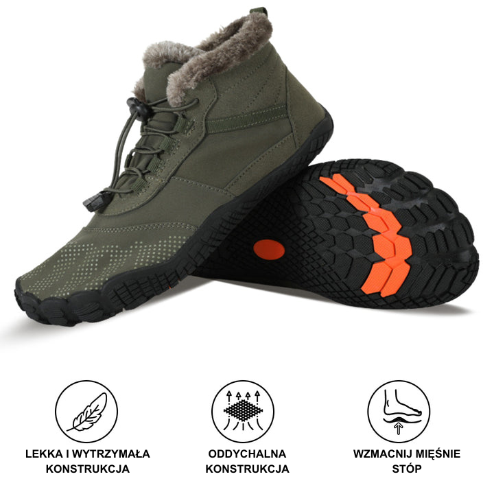 Frost Flex - Antypoślizgowe i wodoodporne zimowe buty do chodzenia boso (Unisex)