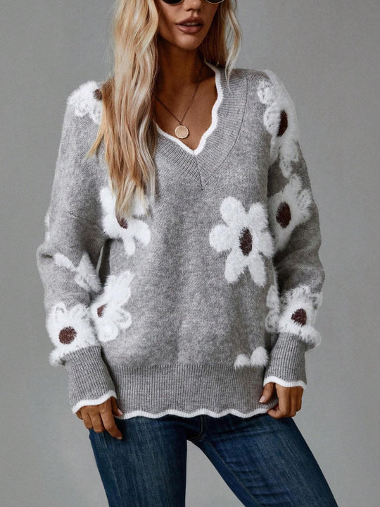 Aniela™ Sweter Cashmere Bloom