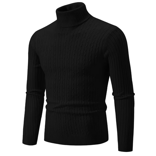 Lorett™ Dzianinowy sweter z golfem