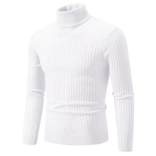 Lorett™ Dzianinowy sweter z golfem