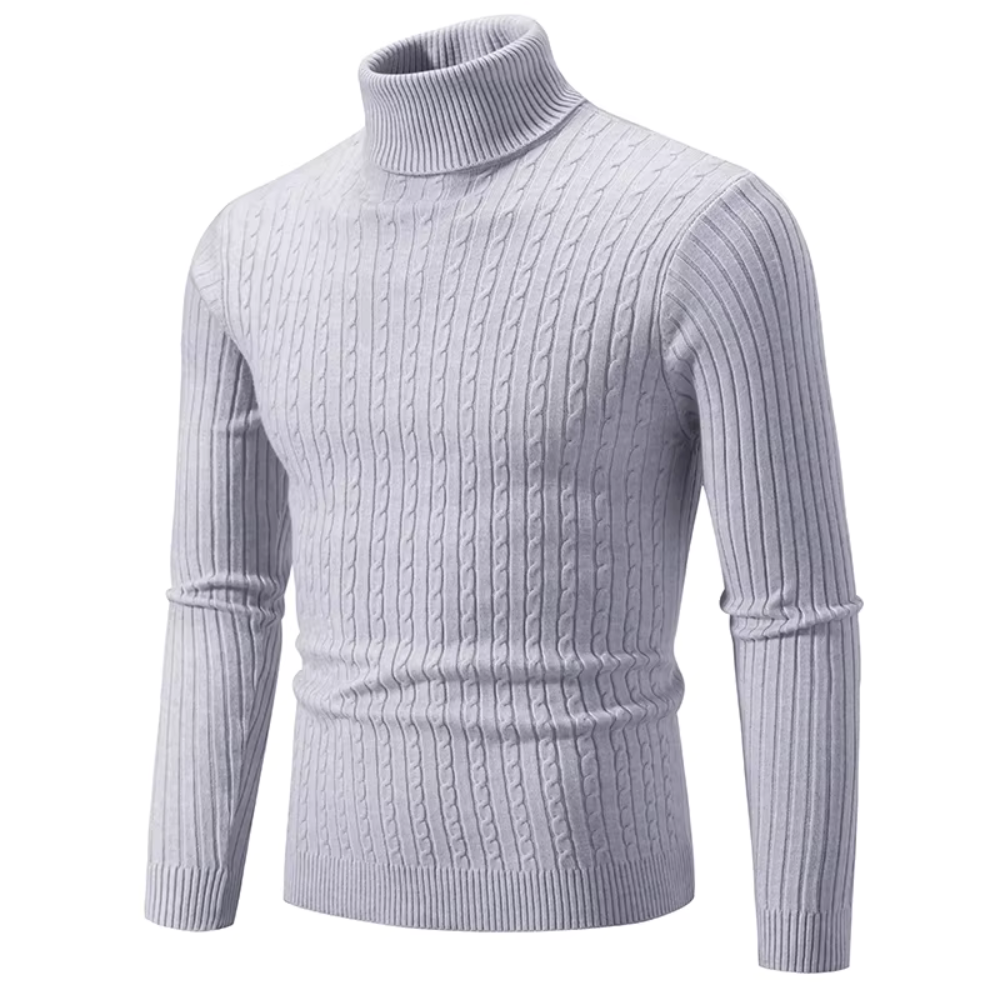 Lorett™ Dzianinowy sweter z golfem