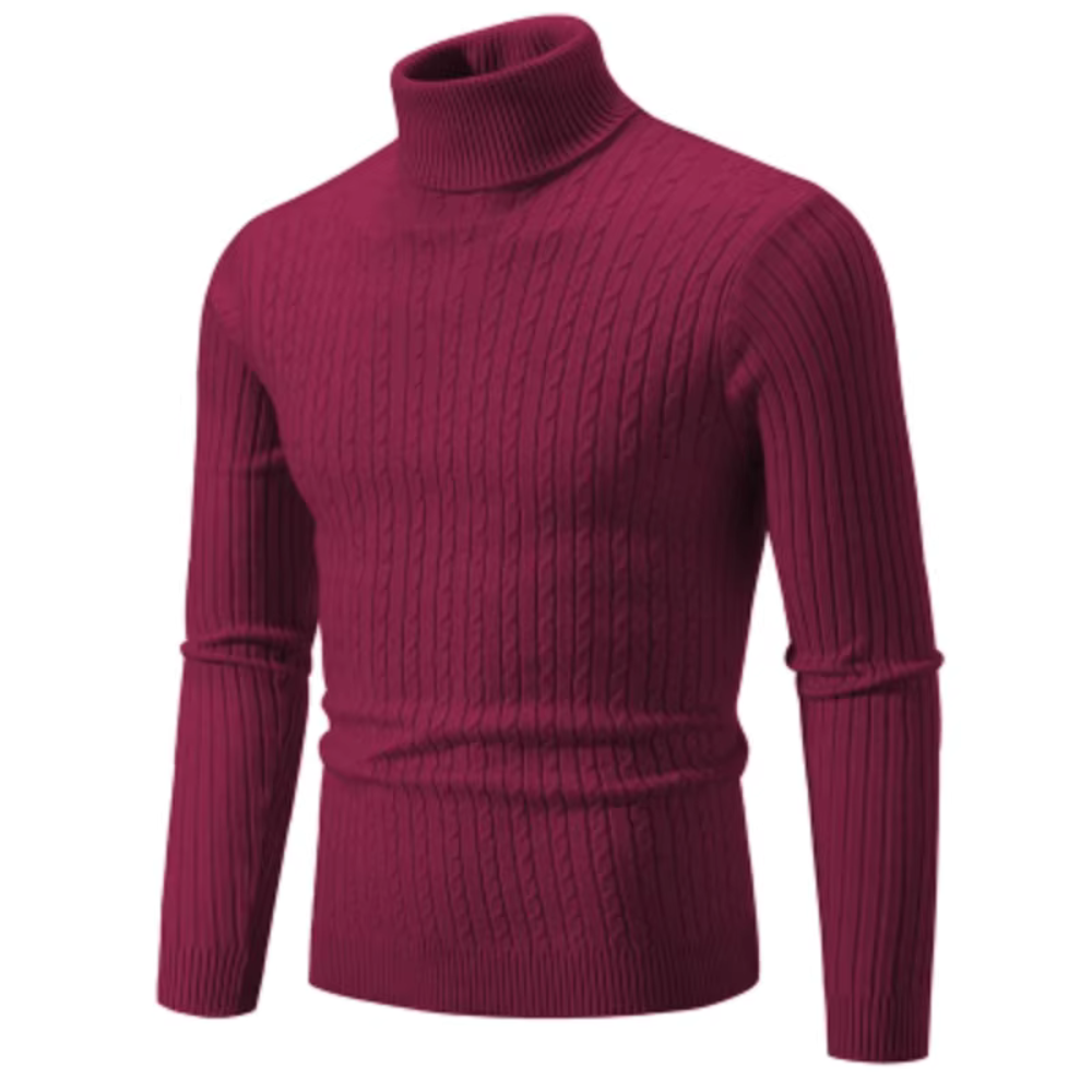 Lorett™ Dzianinowy sweter z golfem