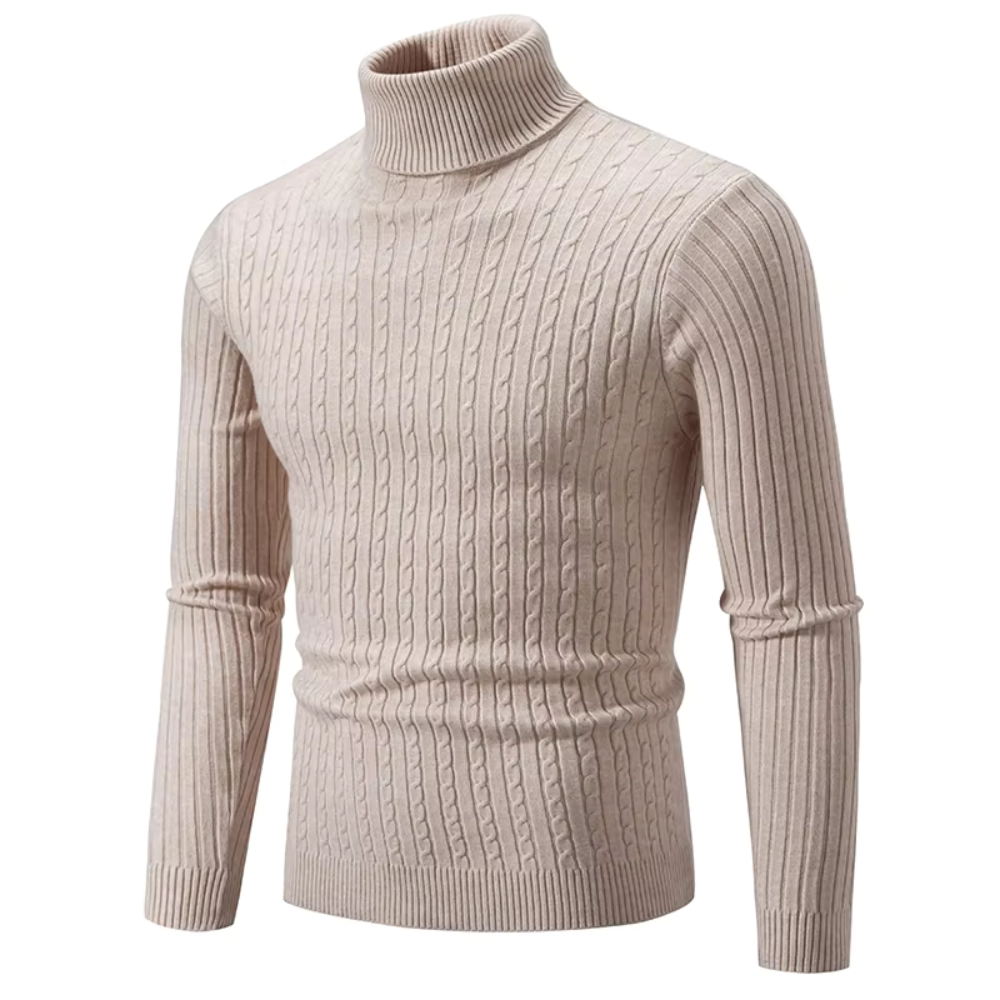 Lorett™ Dzianinowy sweter z golfem