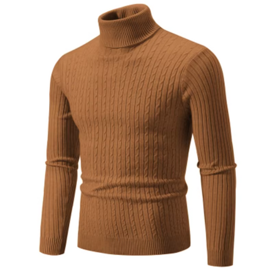 Lorett™ Dzianinowy sweter z golfem