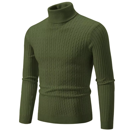 Lorett™ Dzianinowy sweter z golfem