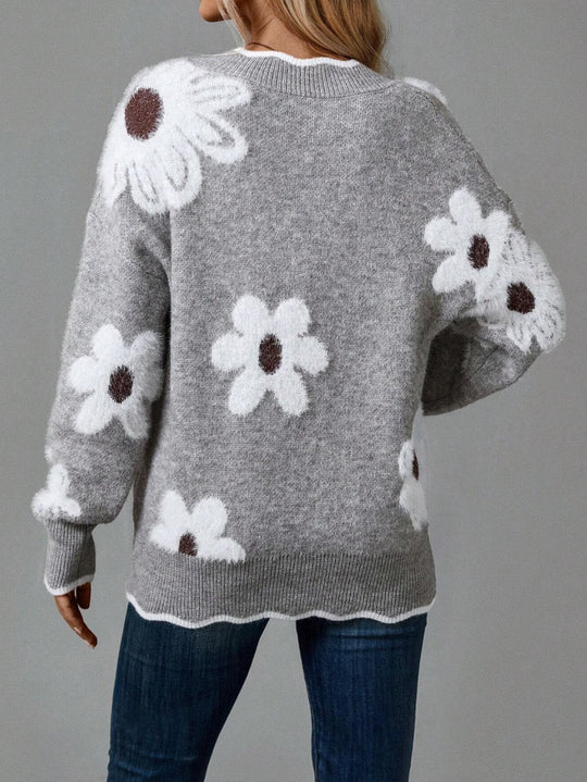 Aniela™ Sweter Cashmere Bloom