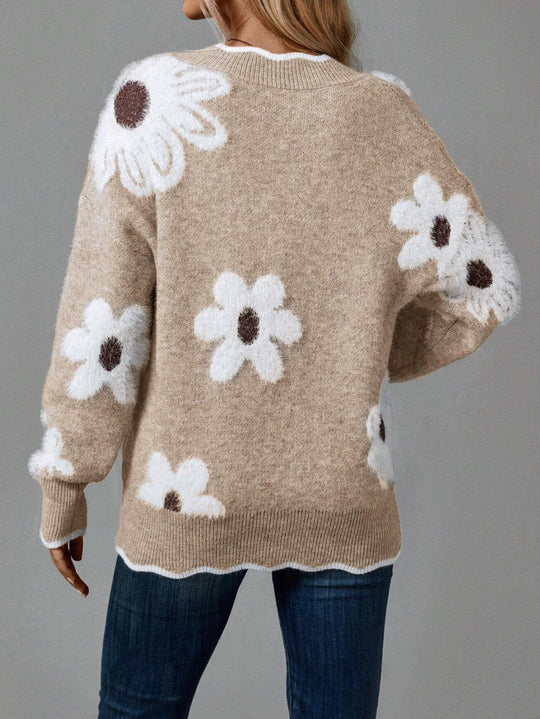 Aniela™ Sweter Cashmere Bloom