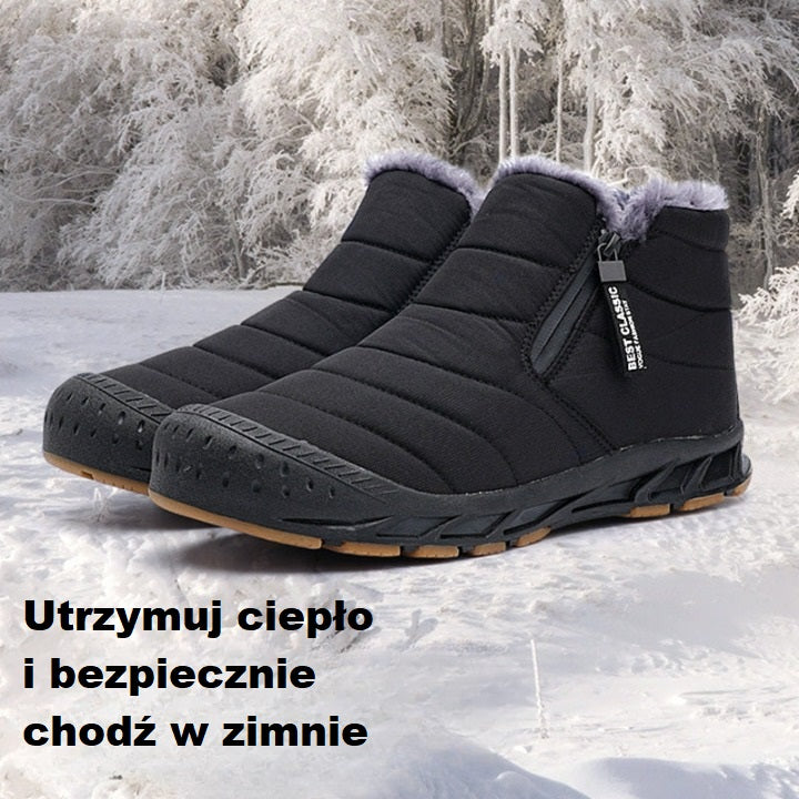 Jalo Pro™ Antypoślizgowe, wodoodporne buty śniegowe z podszewką ze sztucznego futra