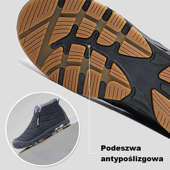 Jalo Pro™ Antypoślizgowe, wodoodporne buty śniegowe z podszewką ze sztucznego futra